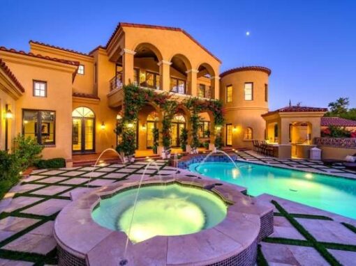 Elegant Arizona Backyard with Pool and Custom Hardscape